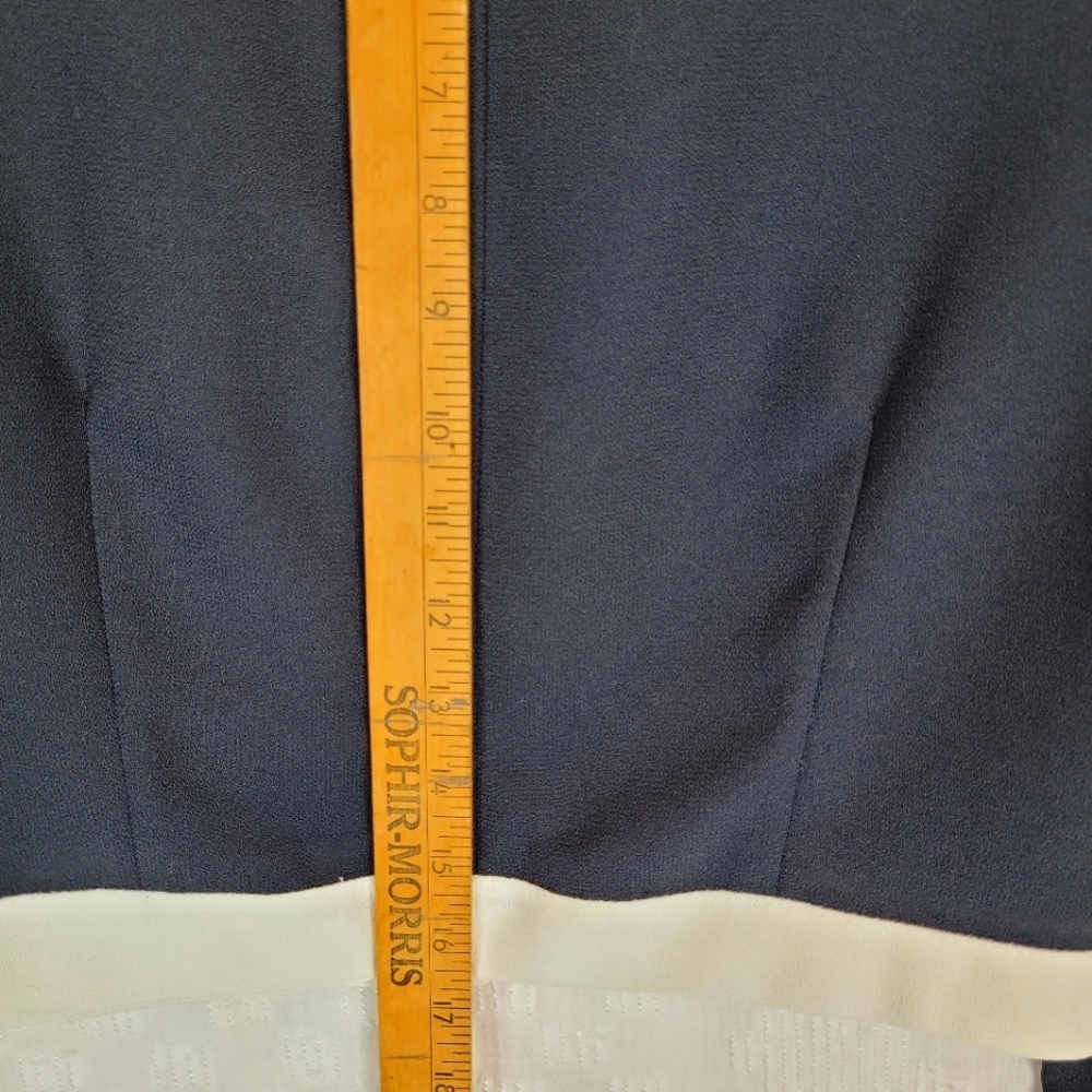 Sante Fe vintage cropped black lady jacket with white trim gold buttons fancy 6 - Picture 6 of 12